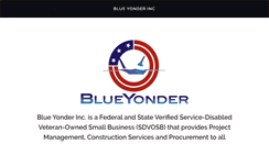 Desktop Screenshot of blueyonderinc.com