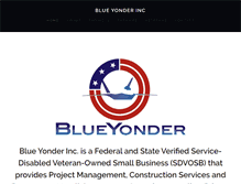 Tablet Screenshot of blueyonderinc.com